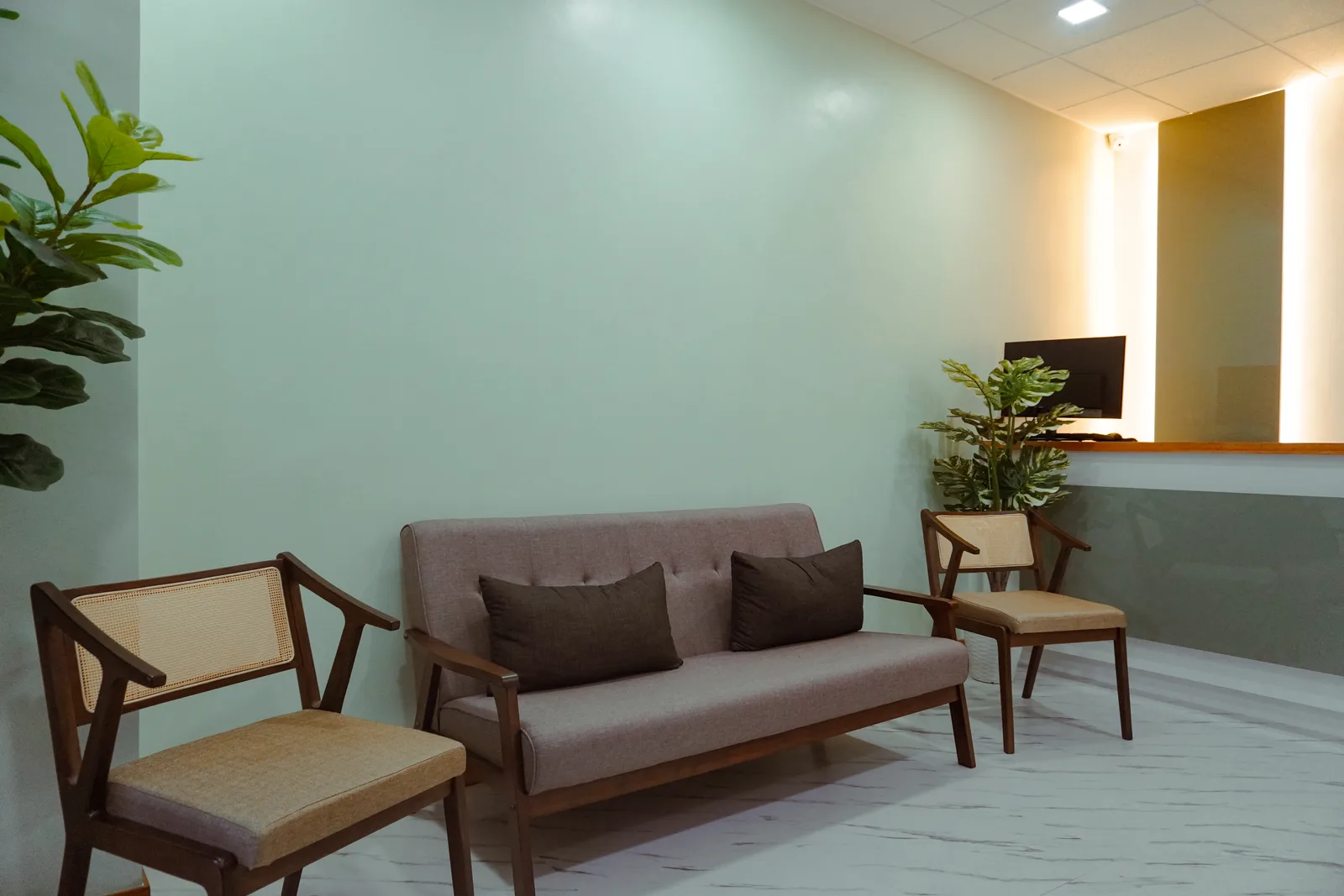 APV Healthcare reception seating area